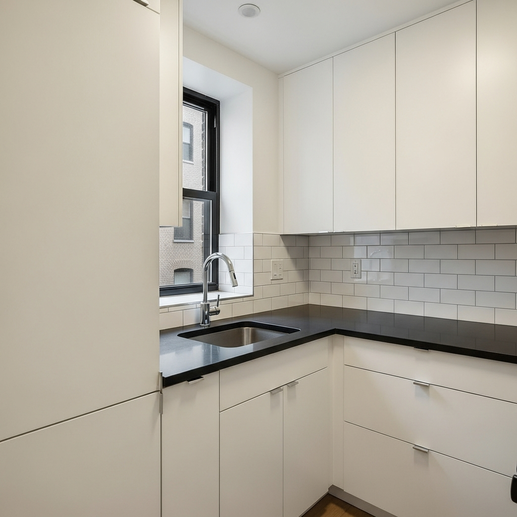 Tribeca Cream Flat Panel — Tribeca, NYC